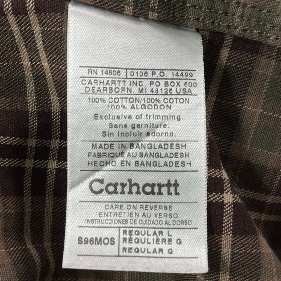 Carhartt Forest Green Button-Up Shirt Jacket - Picture 10 of 16